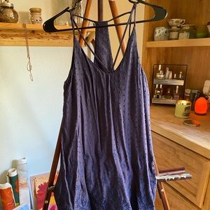 Navy blue summer dress